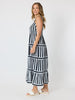 Bianca Stripe Print Sundress - Black/White  rc&co