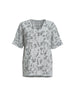 Tapestry Print Top - Black/White rc&co