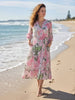 Desert Oasis Floral Print Dress - Musk Multi rc&co
