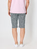 Oasis Print Short - Navy/White