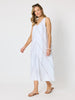 Haven Chevron Stitch Linen Dress - White Mocha RC&co