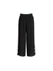 Essential Button Wide Leg Pant  - Black rc&co
