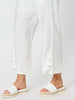 Essential Button Wide Leg Pant  - Ivory