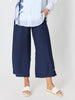 Essential Button Wide Leg Pant  - Navy rc&co