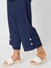 Essential Button Wide Leg Pant  - Navy rc&co