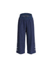 Essential Button Wide Leg Pant  - Navy rc&co
