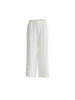 Essential Button Wide Leg Pant  - Ivory