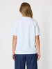 Amour Relaxed Embroidered Tee - White