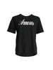 Amour Noir Embroidered Tee - Black rc&co