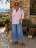 Hudson Wide Leg Crop Jean - Denim