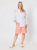 Oasis Cotton Embroidered Shirt - White