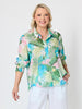 Tropicana Floral Print Shirt - Seafoam Multi