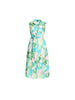 Tropicana Floral Print Dress - Seafoam Multi
