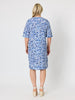 Monterey Floral Print Dress - Capri White