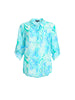 Island Bloom Floral Print Shirt - Seafoam Multi
