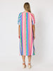 Jewel Stripe Print Dress - Candy Multi