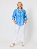 Blue Lagoon Print Shirt - Azure Blue