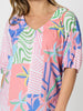 Urban Jungle Print Top - Musk Multi rc&co