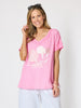 Orbit Print Top - Pink rc&co