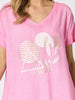 Orbit Print Top - Pink rc&co