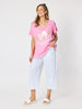 Orbit Print Top - Pink rc&co