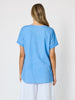 Orbit Print Top - Sky Blue