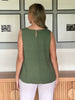 Miley Linen Cami - Khaki RC&CO