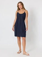 Cotton Slip - Navy