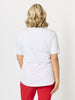 Summer Spritz Print Cotton Tee - White Multi