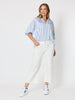 Seaside Stripe Print Top - Blue/White rc&co