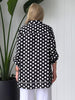 Del Mar Spot Print Shirt - Black/White