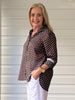 Spotty Cotton Shirt - Koko White