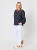 Spotty Shirt - Navy/White