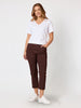 Zara Stretch Pant - Coffee