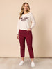 Zara Stretch Pant - Shiraz