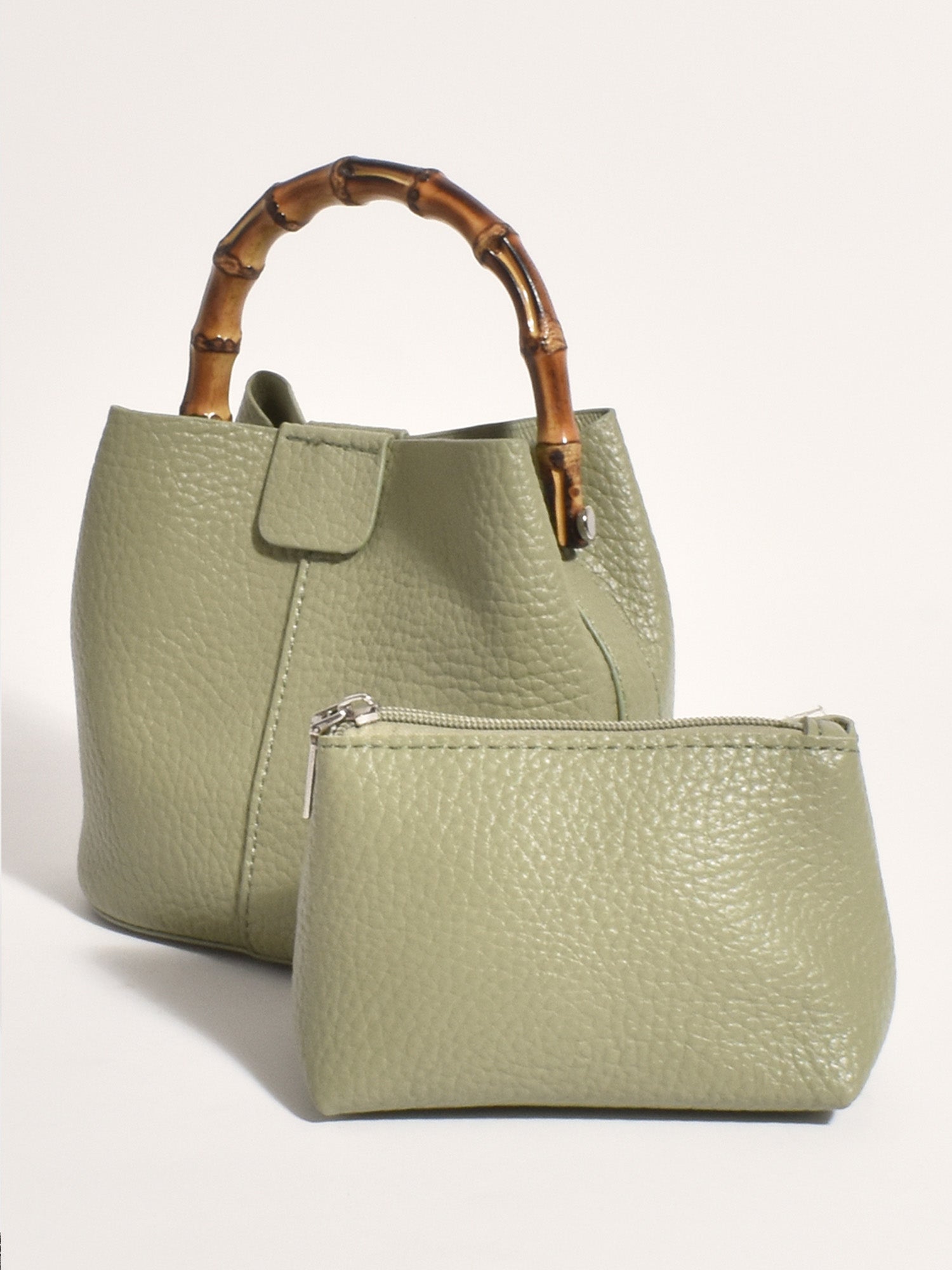 Frederika Mini Bucket Bag - Khaki