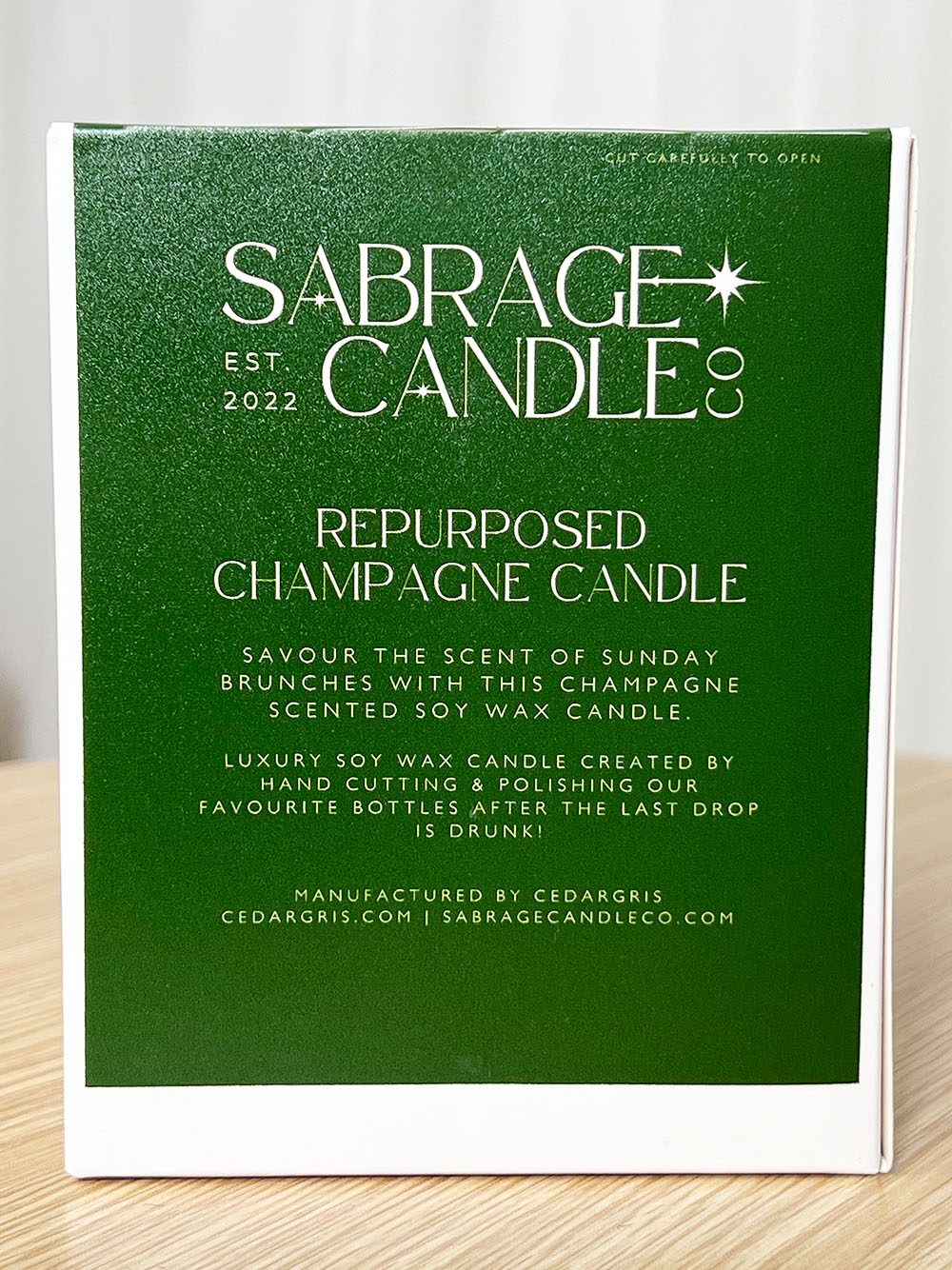 Sabrage Champagne Candle - Bollinger