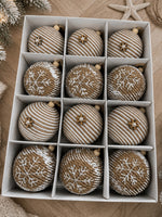 Coastal Christmas Bauble Set - Natural