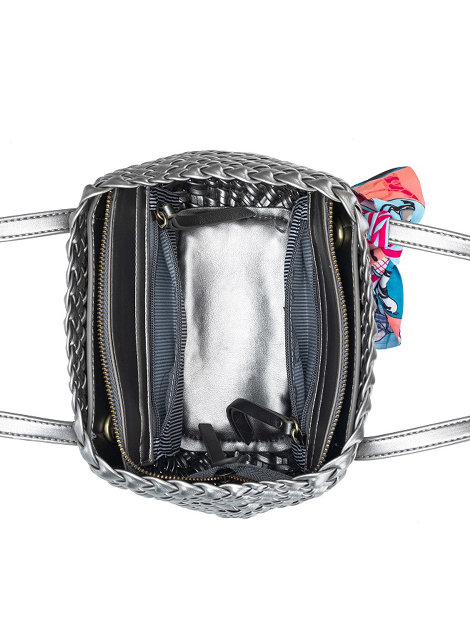 Clara Mini Tote Bag - Pewter