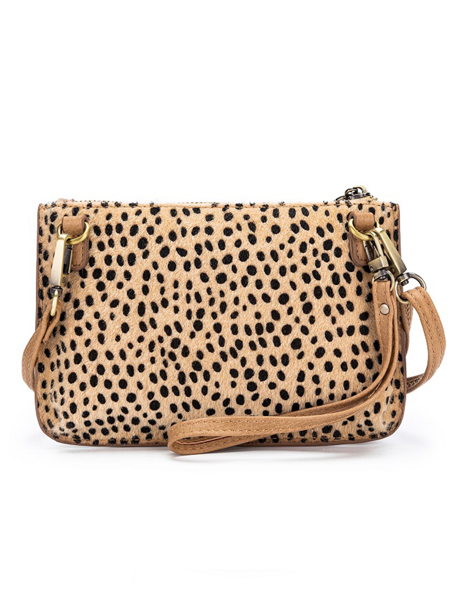 Cleo Crossbody Clutch Bag - Sand