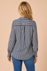Amour Stripe Shirt - Black/White