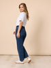 Maddy Pull on Wide Leg Jean - Dark Denim