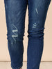 LA Stretch Pull On Jean - Dark Denim