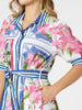 Monaco Midi Dress - Sardinia Blue Multi