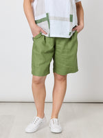 Jordan Linen Short - Basil