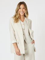 Lino Blazer - Natural