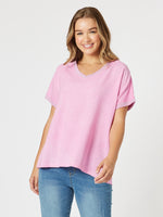 Sienna Top - Washed Pink
