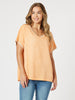 Sienna Top - Washed Orange