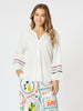 Ric Rac Tunic - White/Blue