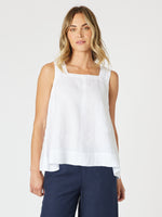 Miley Lino Cami - White